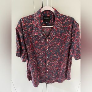 mens BONOBOS stretch riviera short sleeve shirt